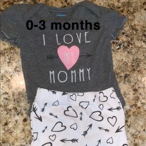 I love mommy onesie and pants